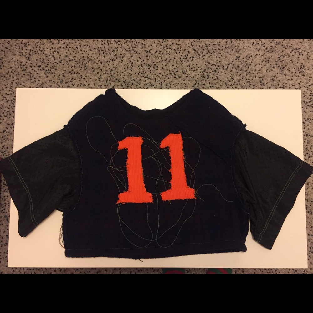 Handmade cropped woven top